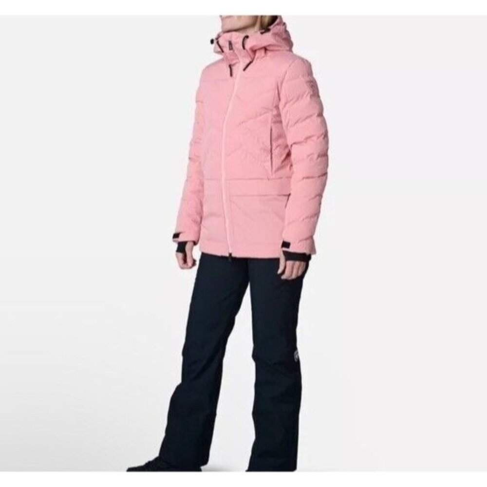 Rossignol Jacket Women's Size Large L Ski Snowboard Pink Puffy Parka Coat $360